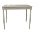 Scranton & Co Traditional Wood Home Office Desk with Drawer in White
