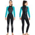 Dcenta 3mm Women Neoprene Wetsuit Full Body Diving Suit for Snorkeling Surfing