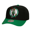 Men's Mitchell & Ness Black/Kelly Green Boston Celtics Soul XL Logo Pro Crown Snapback Hat - OSFA