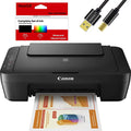 Canon PIXMA Color Inkjet Printer Print, Scan, & Copy + NeeGo Ink & Cable