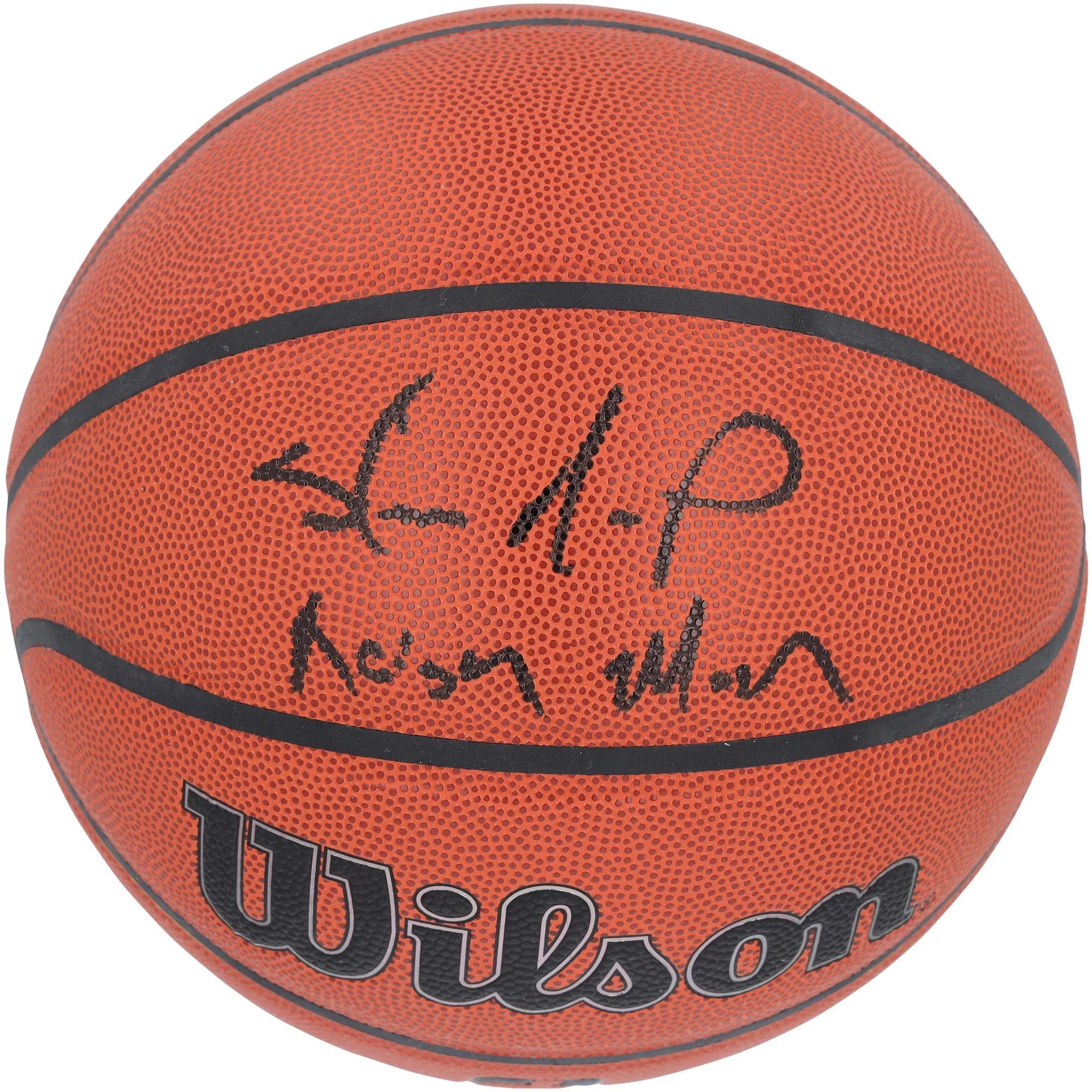 Shawn Kemp Seattle Supersonics Wilson Authentic Series Indoor/Outdoor Basketball with Reign Man Inscription - Fanatics Authentic Certified