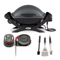 Weber Q 1400 Electric Grill (Black) All-in-One Bundle
