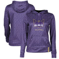 Women's Purple Loras College Duhawks Volleyball Pullover Hoodie