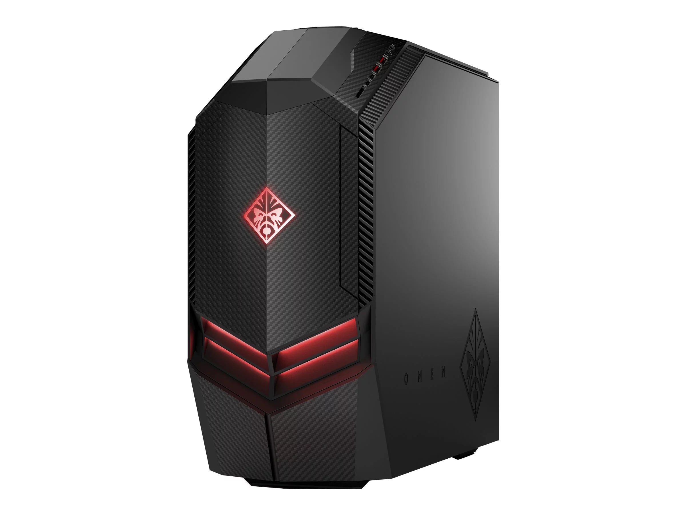 HP OMEN Gaming Desktop, Intel Core i7 i7-9700K, 16GB RAM, NVIDIA GeForce RTX 2070 8 GB, 1TB HD, 256GB SSD, DVD Writer, Windows 10 Home, 880-160