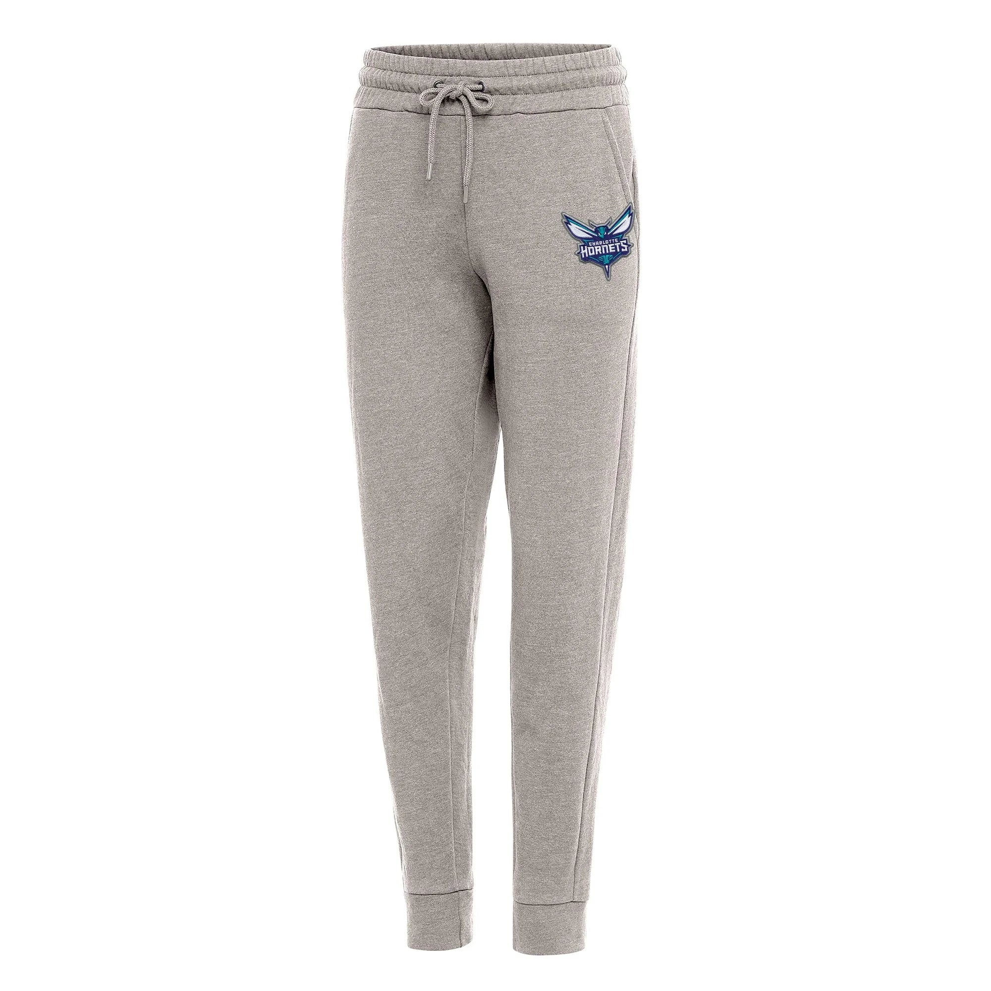 Women's Antigua Oatmeal Charlotte Hornets Action Jogger Pants