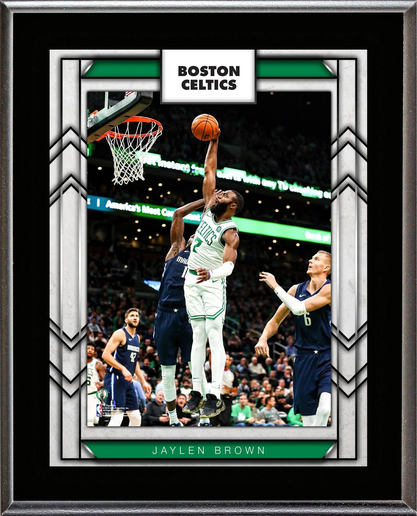 Jaylen Brown Boston Celtics 10.5 x 13 Sublimated Player Plaque