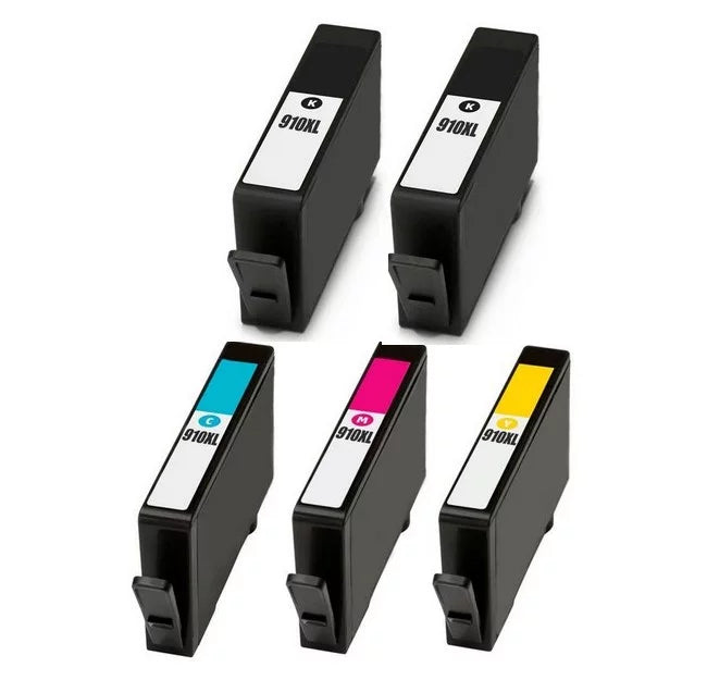 PrinterDash Remanufactured Replacement for HP OfficeJet Pro 8010//8014/8015/8020//8023/8024/8025/8028/8030/8035 High Yield Inkjet Combo Pack (2-BK/1-C/M/Y) (NO. 910XL) (3YL84AE_2PK/6JR41AE_1PKMP)