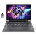 HP Victus 15.6 144Hz Gaming Laptop, AMD Ryzen 7 5800H, 16GB RAM, 1TB PCIe SSD, NVIDIA GeForce RTX 3050 Ti Graphics, Backlit Keyboard, Windows 11 Pro, Gray, 32GB Hotface USB Card