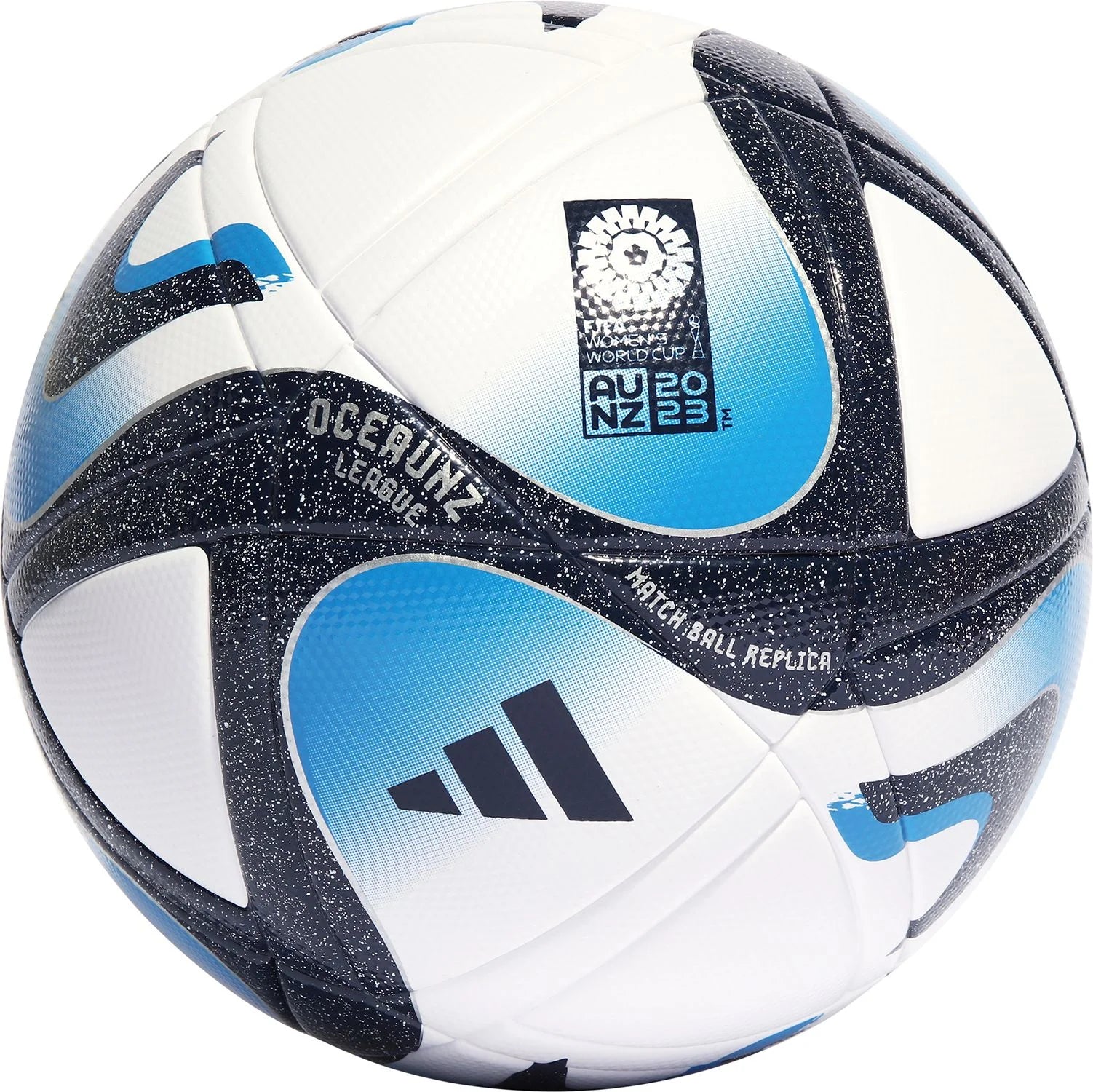 adidas FIFA Women's World Cup 2023 Oceaunz League Soccer Ball (White/Collegiate Navy, 5)