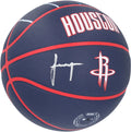Jalen Green Houston Rockets Autographed Navy and Red Wilson 2023-24 City Edition Collector's Basketball - Fanatics Authentic Certified