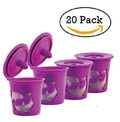 Reusable Keurig Coffee Filter, Refillable K Cup Pod - 20 Capsules