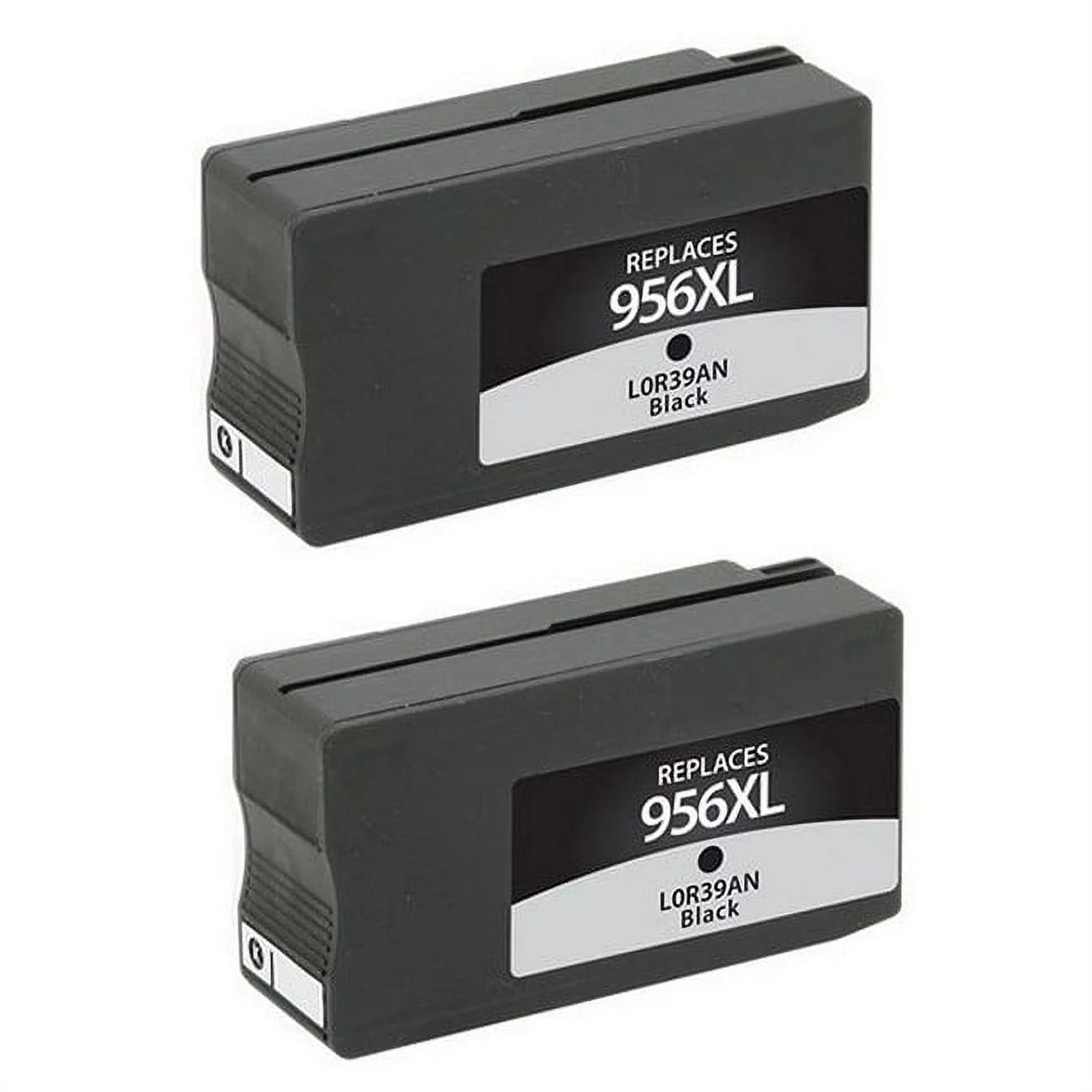PrinterDash Replacement for OfficeJet Pro 7720/7730/8200/8210/8700/8720/8725/8730/8740 Black High Yield Inkjet (2/PK-3000 Page Yield) (NO. 956XL) (L0R39AN_2PK)