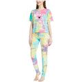 Women's Concepts Sport Charlotte Hornets Velodrome Tie-Dye Top & Jogger Pants Set
