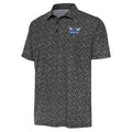 Men's Antigua Black Charlotte Hornets Terrace Polo