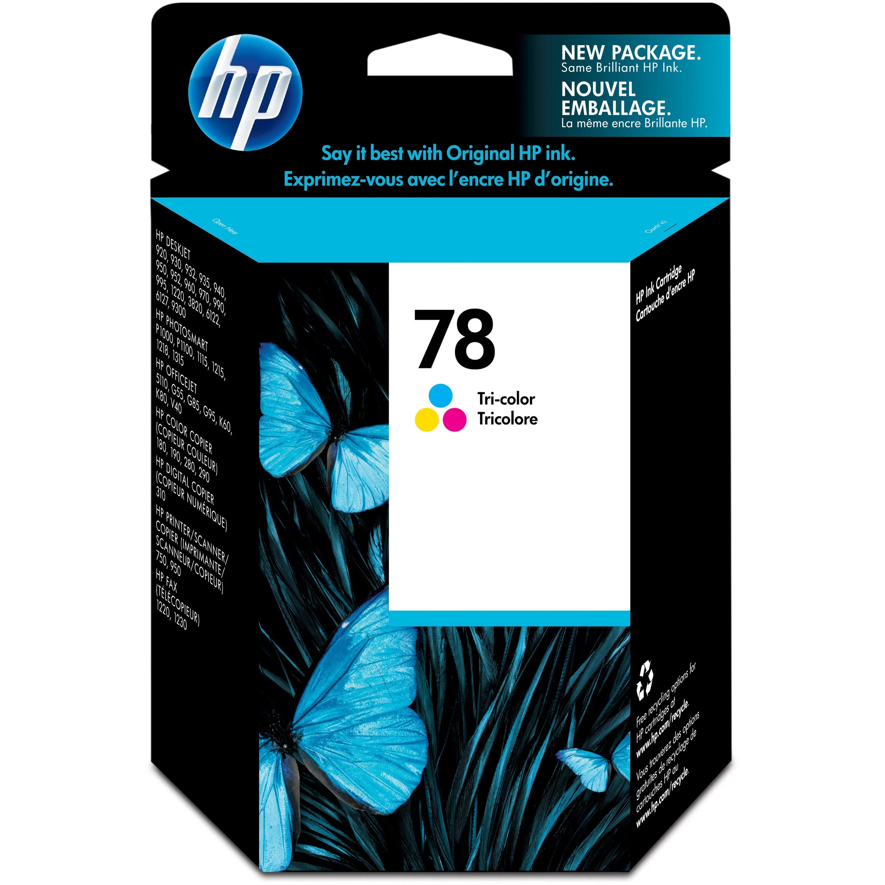 HP, HEWC6578DN, 78 Tri-color Ink Cartridge, 1 Each