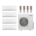 Tosot 36,000 Btu 21 Seer 3-Zone Ductless Mini Split Heat Pump System - 12K-12K-12K - TM30H4O - (3) TW12HQ2C2DI