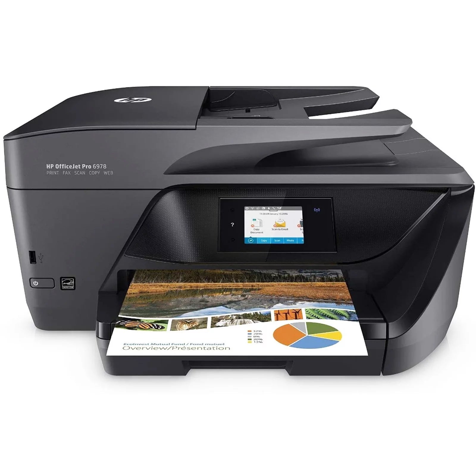 HP OfficeJet Pro 6978 All-in-One Wireless Printer, HP Instant Ink, Works with Alexa (T0F29A)
