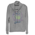 Junior's Toy Story Ducky & Bunny Besties  Cowl Neck Sweatshirt Gray Heather X Small