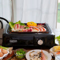 Barton Indoor Electric BBQ Grill Smokeless Electric apartment barbecue Non-Stick Cooking Temperature Control & Drip Tray, Black