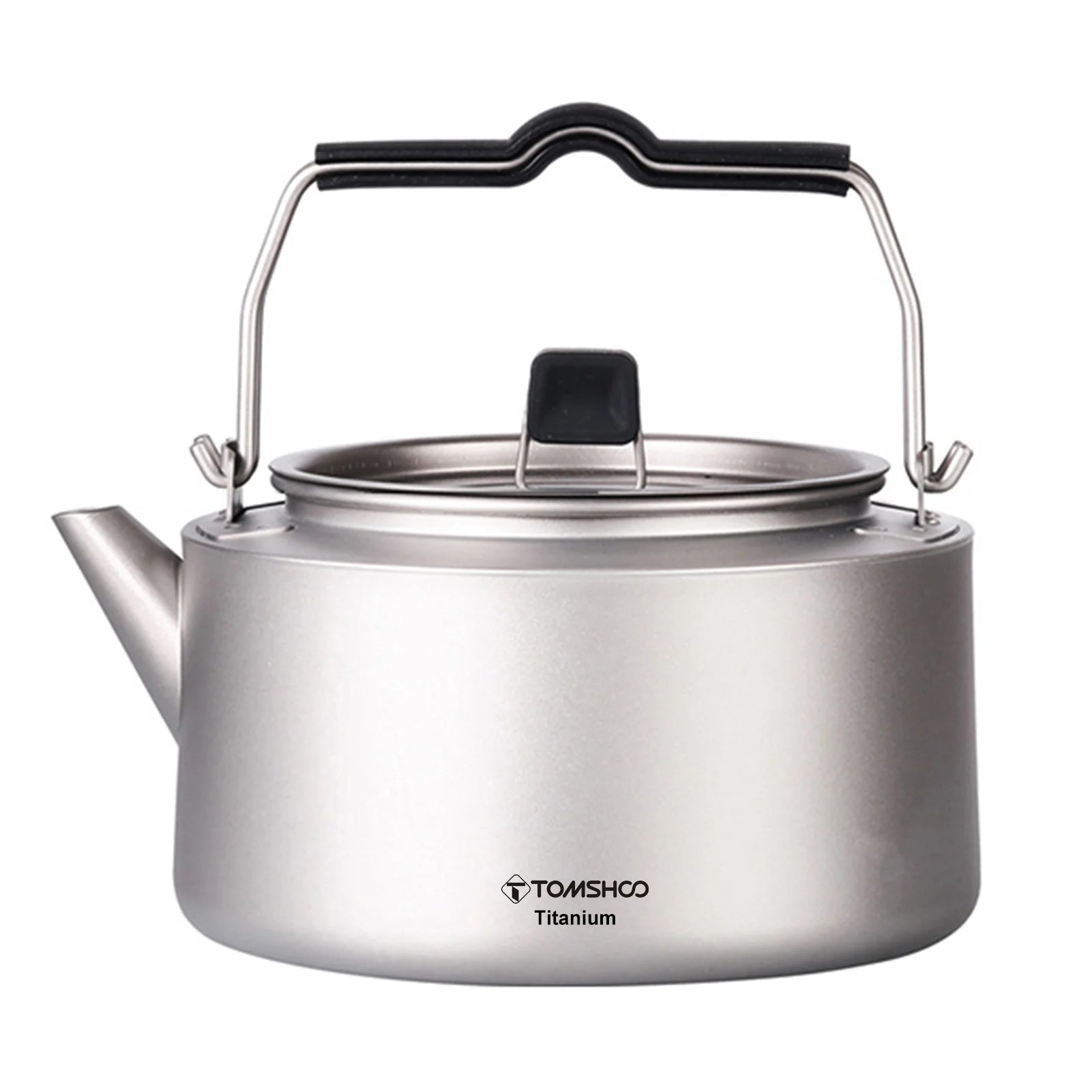 TOMSHOO 600ml/1000ml Tea Pot Kettle, Lightweight Camping Coffee Pot for Home Kitchen and Outdoor Activities