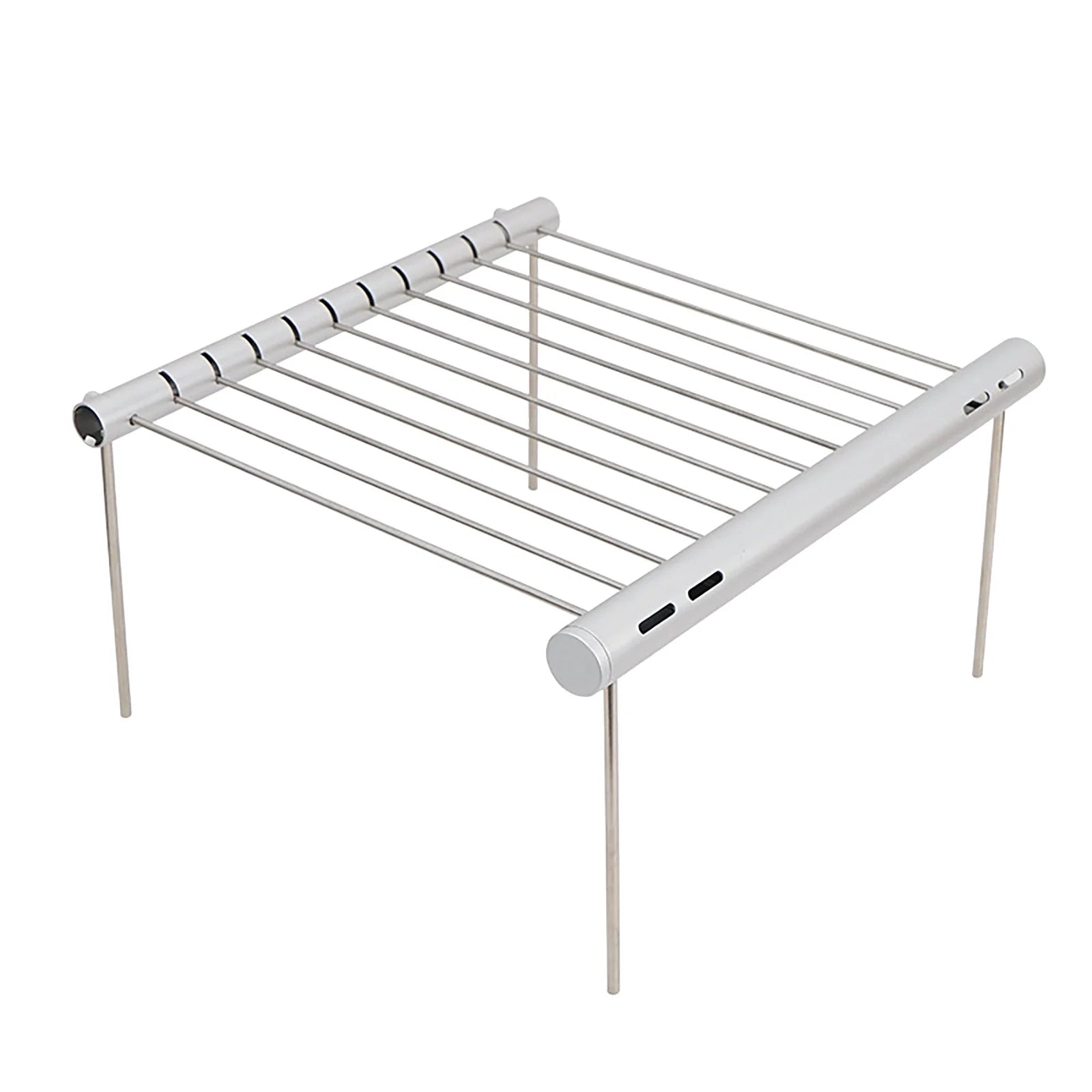 YUHAOTIN Small Grill for Grill Portable Outdoor Picnics Grill Camping Barbeque Folding Cooking Camping and Hiking Outdoor Baking Tray Holder Korean Bbq Grill Indoor Roasting Rack