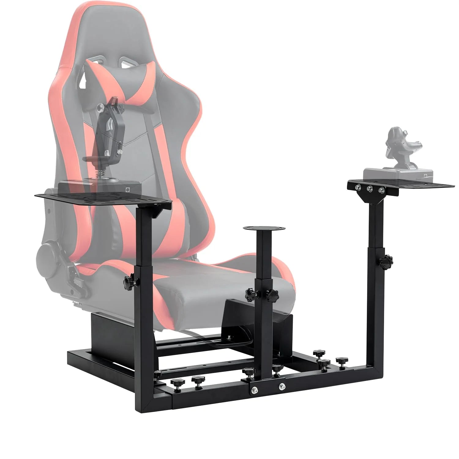 Supllueer Double Shift Lever Flight Game Mount Stand Fit Logitech Thrustmaster Hotas Warthog