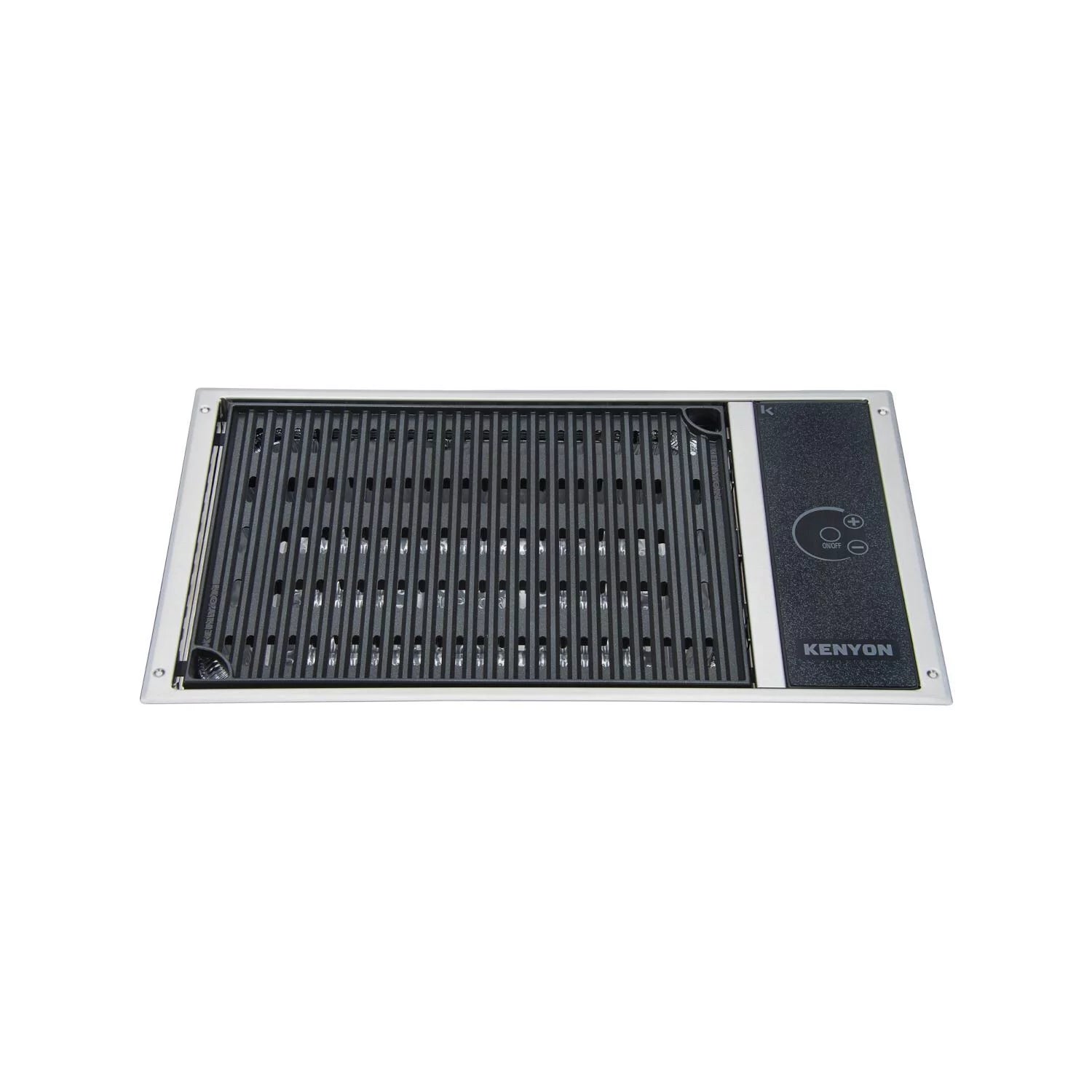 Kenyon B70061 240V No Lid Configuration Electric Grill, Stainless Steel