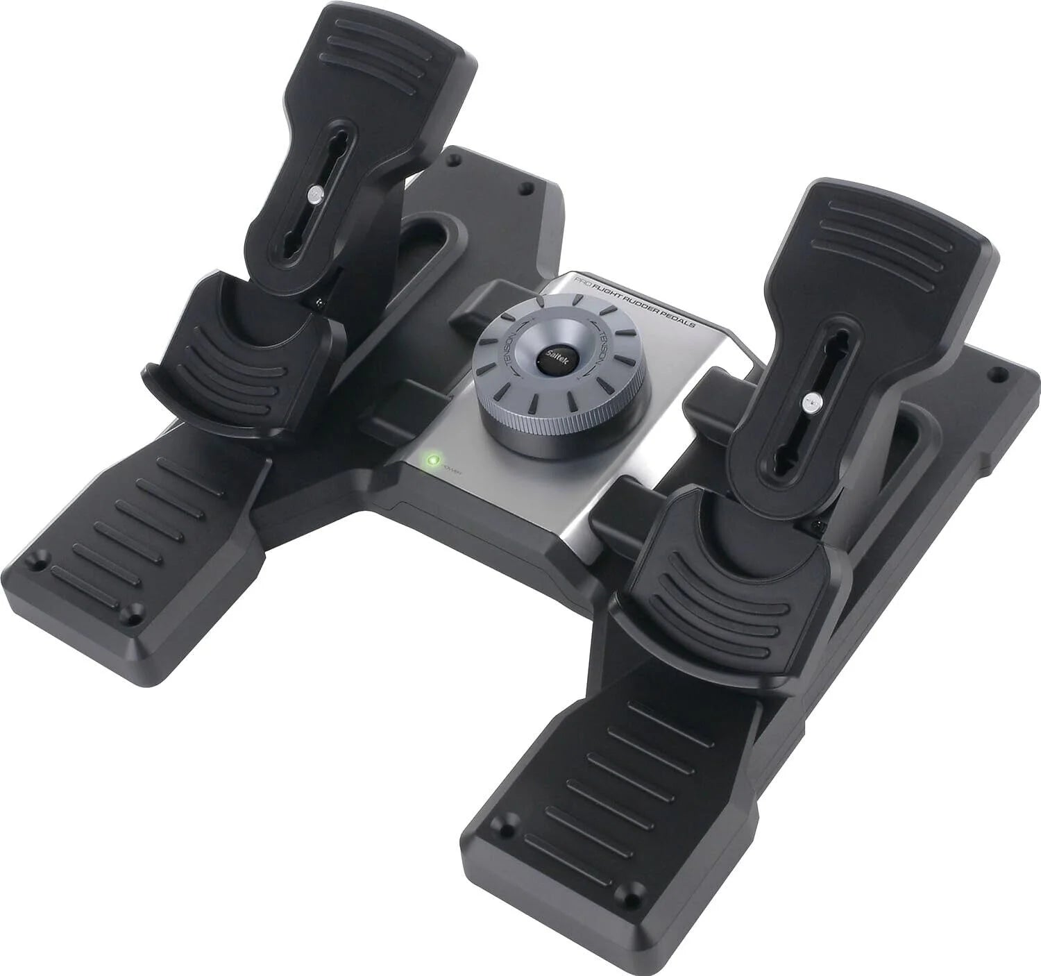 Logitech Flight Rudder Pedals w/ Toe Brake Professional Simulation Controller - Preowned