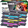 Cool Toner 8-Pack Compatible Toner Cartridge for Brother TN-227 TN-227BK TN227C TN227M MFC-L3770CDW HL-L3210CW HL-L3290CDW HL-L3270CDW L3230CDW MFC-L3750CDW Printer Black, Cyan, Magenta, Yellow