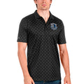 Men's Antigua Black Dallas Mavericks Spark Polo