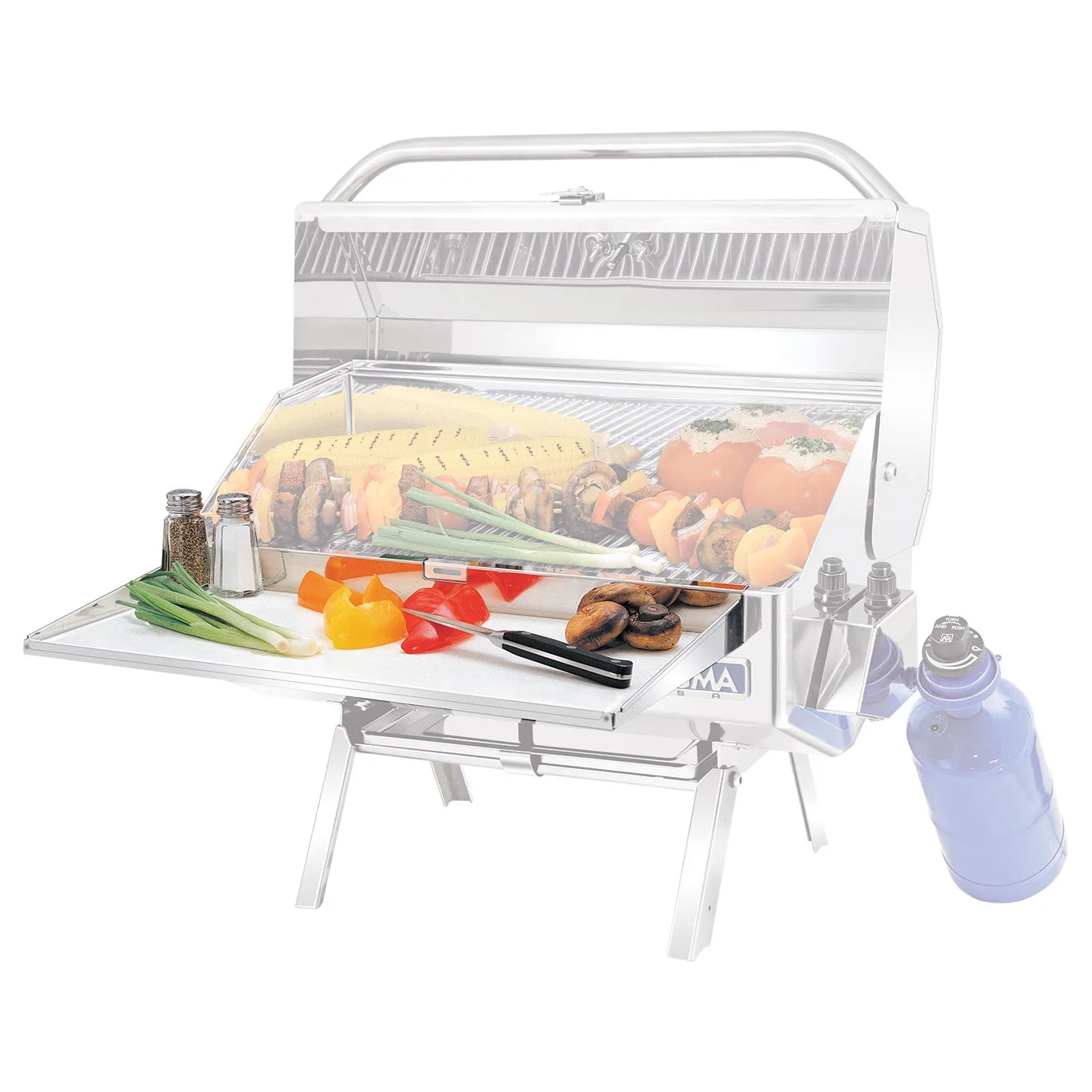 Magma Serving Shelf with Removable Cutting Board
