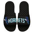 Men's ISlide Black Charlotte Hornets Statement Slide Sandals