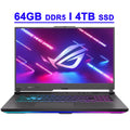 Asus ROG Strix G17 G713 Premium Gaming Laptop 17.3 WQHD IPS 240Hz AMD 12-Core Ryzen 9 7845HX 64GB DDR5 4TB SSD GeForce RTX 4060 8GB USB-C RGB Backlit Fast Charging Intelligent Cooling Win11 Black