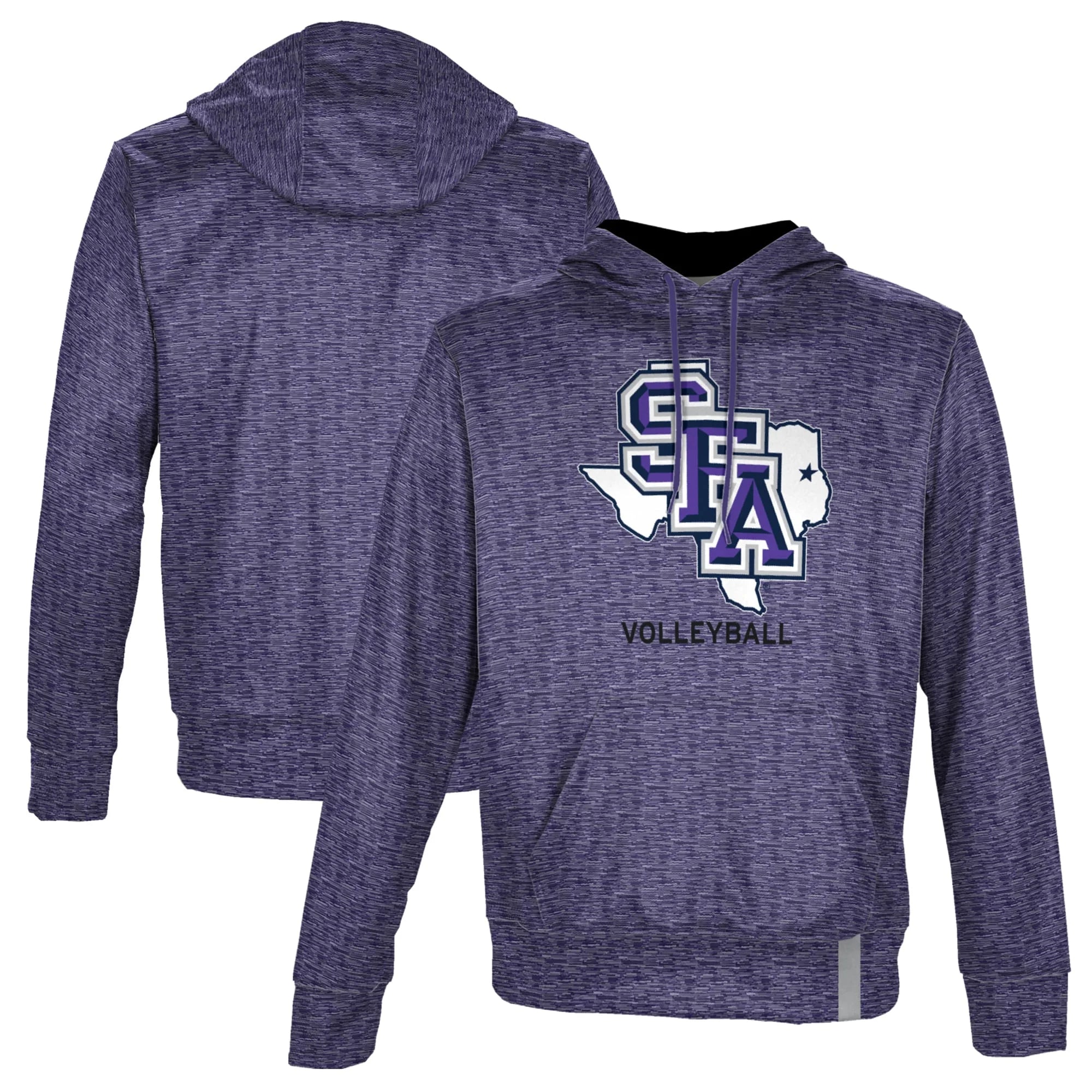 Men's ProSphere Purple Stephen F Austin Lumberjacks Volleyball Name Drop Pullover Hoodie