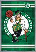 NBA Boston Celtics - Logo 14 Wall Poster, 22.375 x 34, Framed