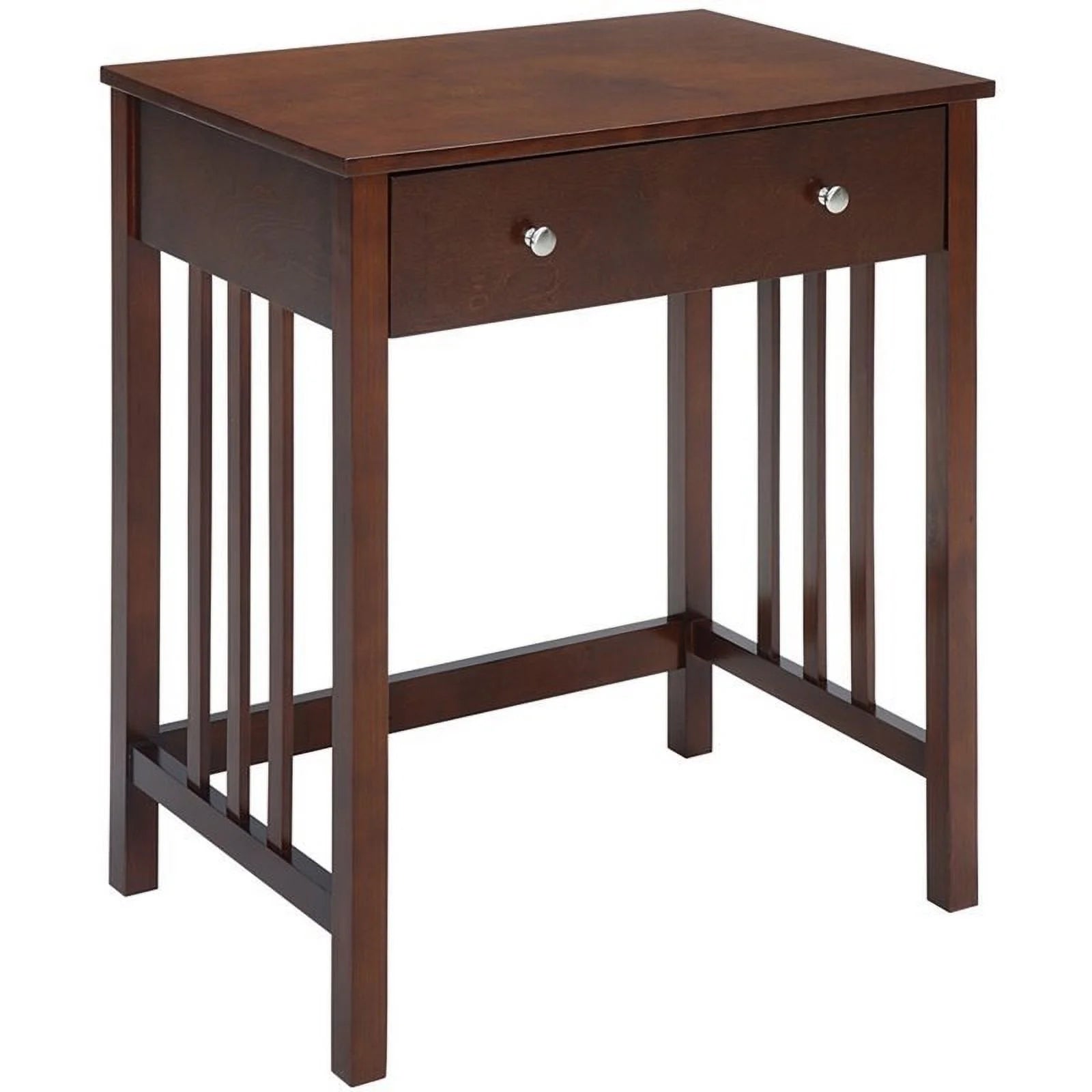 Pemberly Row Modern / Contemporary Desk in Espresso Wood Finish