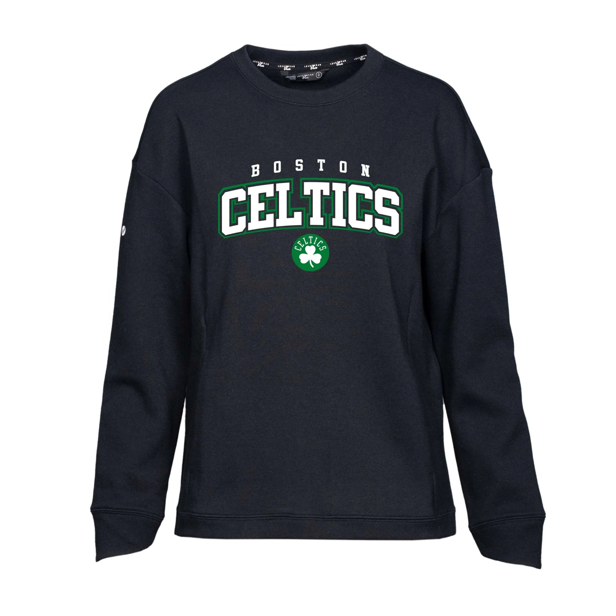 Women's Levelwear Black Boston Celtics Fiona Fashion Top