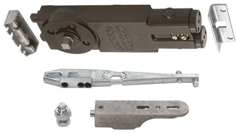 Jackson 21101GE01 Regular Duty Spring 105 No Hold Open Overhead Concealed Closer with GE Side-Load Hardware Package