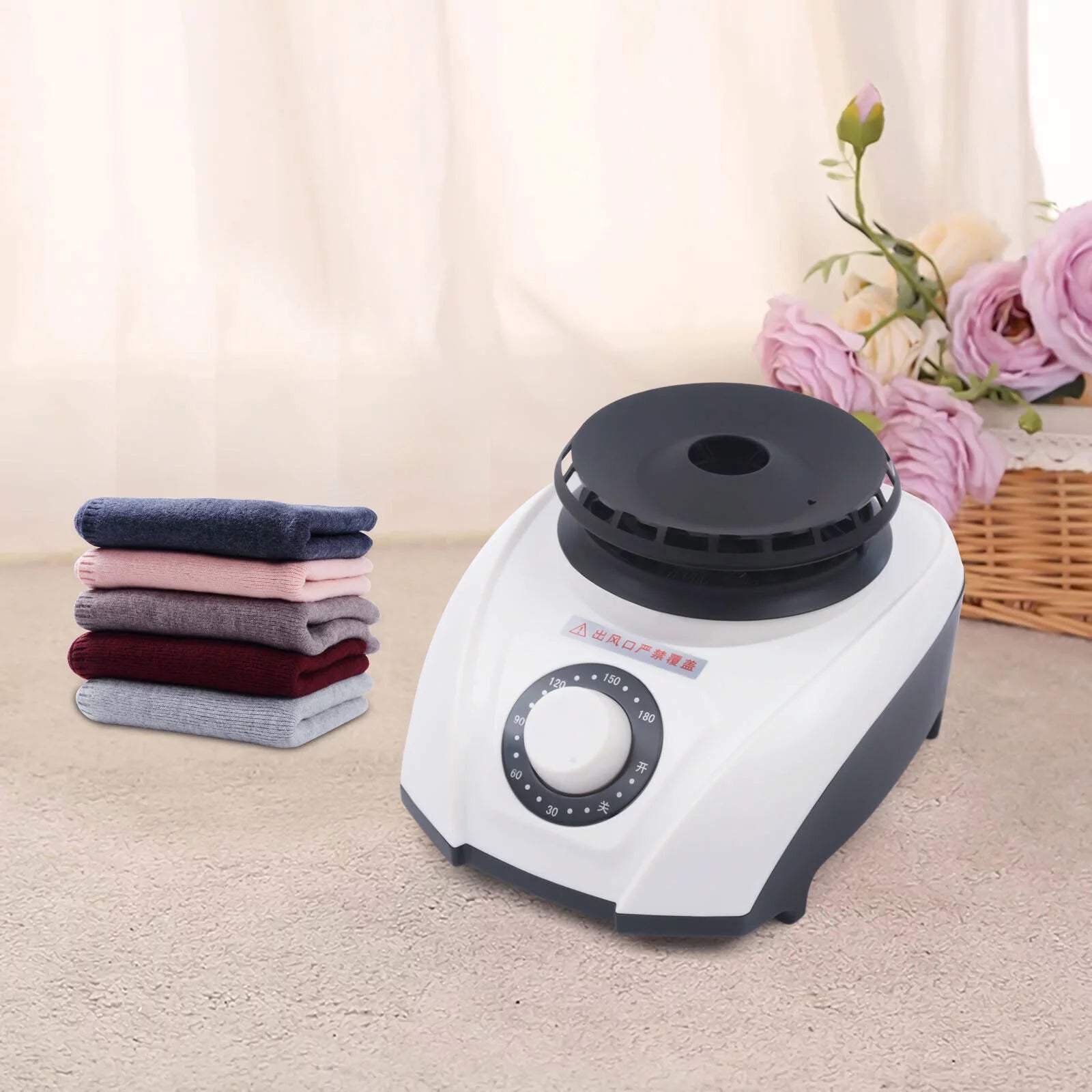 1200W Portable Clothes Dryer,Mini Portable Electric Laundry Dryer Clothes Dryer Super Quiet Warmer Clothing Shoes Dryers for Apartment Home Mini Clothes
