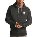 Men's Antigua Charcoal Boston Celtics Victory Pullover Hoodie