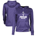 Women's ProSphere Purple Portland Pilots Volleyball Logo Pullover Hoodie