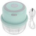 1pc Electric Meat Grinder Multifunctional Food Processor for Home Use (Green)
