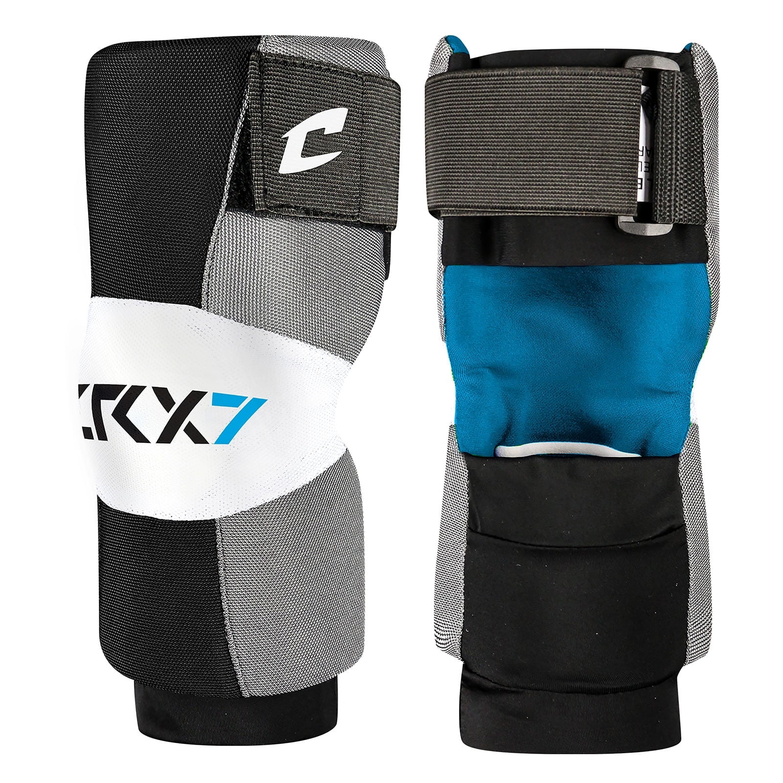 CHAMPRO LRX7 Lacrosse Arm Pads, 2X-Small, Grey