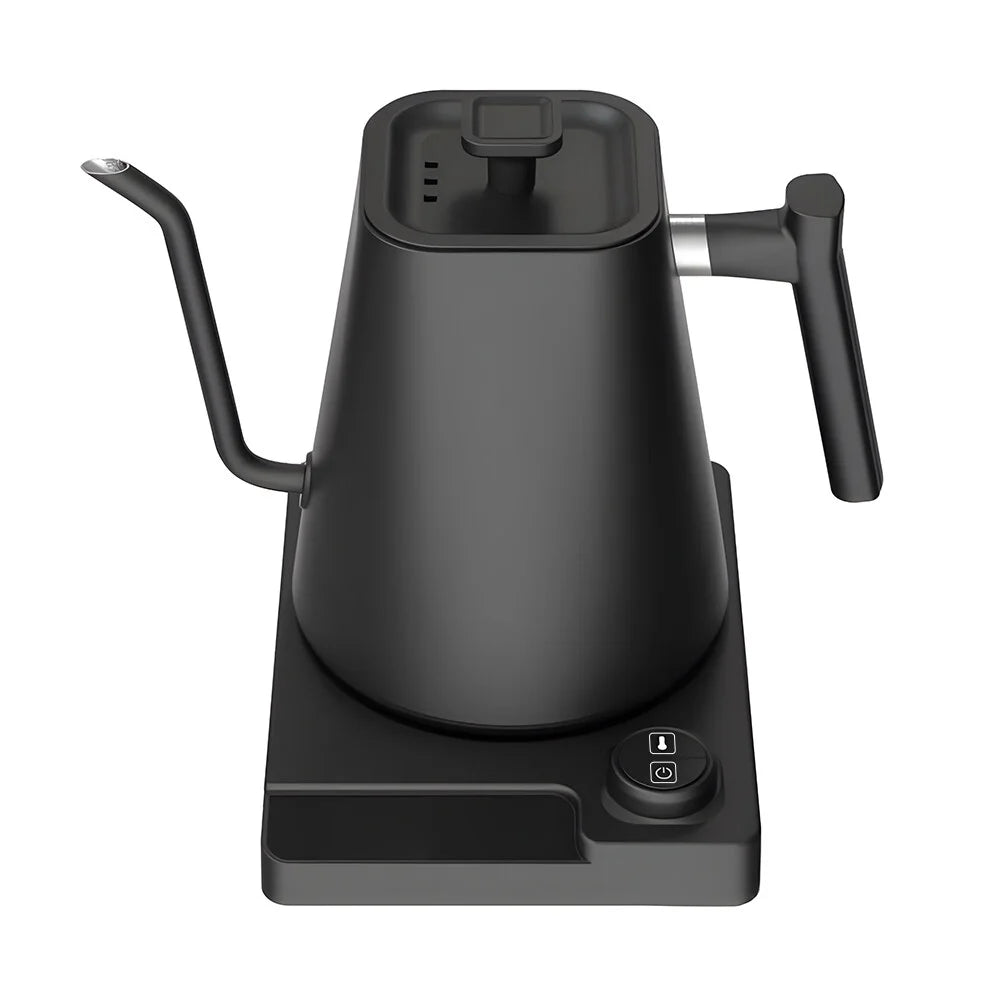 Leyfeng Electric Gooseneck Kettle Temperature Control Pour-Over Kettle for Coffee and Tea 1.0L Silent 1-24H Keep Warm Stainless Steel LCD Display 1200W Quick Heating Hot Water Boiler