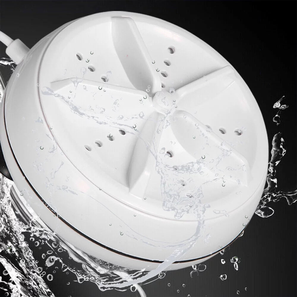 Kqiang   Portable & Efficient USB Powered Cleans clothes & Jewelry Ultrasonic Mini Washer