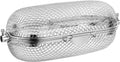 TURBRO Rotisserie Basket, 304 Stainless Steel, Universal Grill Accessory, Compatible with 1/2¡± or 3/8 Hexagon, 3/8 or 5/16 Square Spit Rods, Fits Most Grills, Ideal for Outdoor BBQ and Gatherings