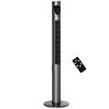 HOMCOM 46 Tower Fan for Bedroom Cooling with Air Filter, Oscillating, 3 Speeds, 12H Timer, and Remote Control, Grey