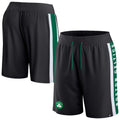 Men's Fanatics Branded Black Boston Celtics Referee Iconic Mesh Shorts