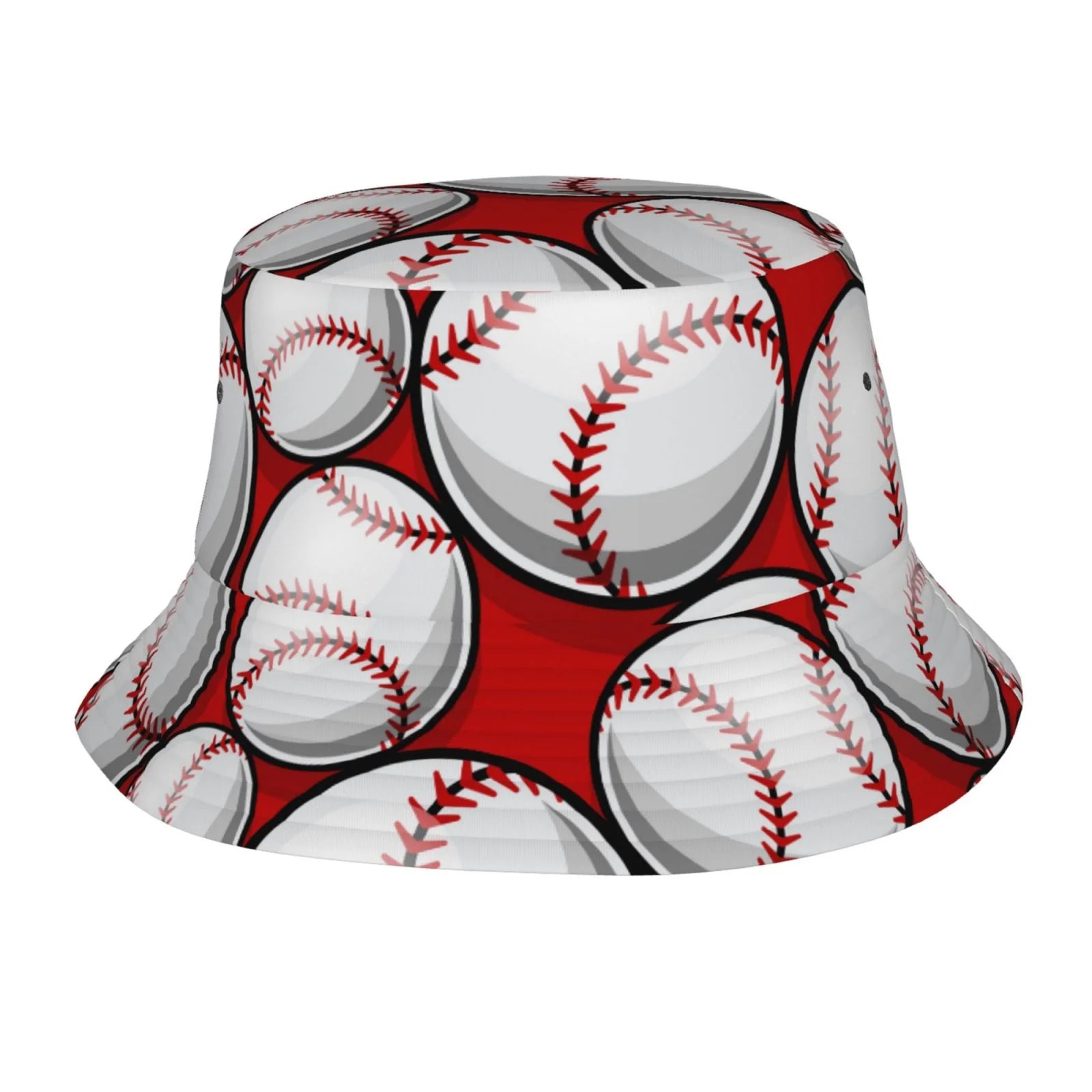 TEQUAN Foldable Polyester Adult Bucket Hat Baseball Softball Ball Sport Prints Sun Beach Fishing Outdoor Cap Unisex