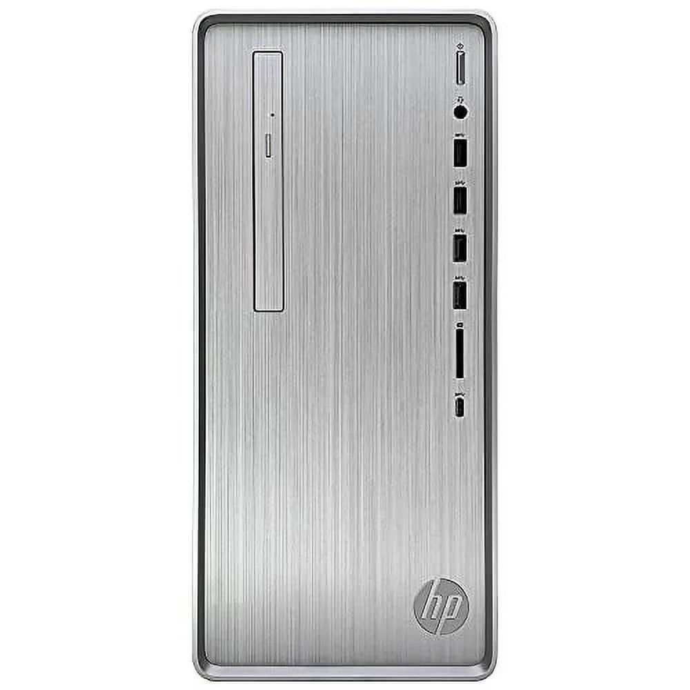 HP Pavilion TP01 Tower Desktop Computer - AMD Ryzen 5 5600G 6-Core up to 4.40 GHz Processor, 64GB DDR4 RAM, 10TB Hard Drive, AMD Radeon Graphics, DVD-Writer, Windows 11 Pro